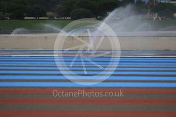 World © Octane Photographic Ltd. Pirelli wet tyre test, Paul Ricard, France. Monday 25th January 2016. Deluge system. Digital Ref: 1498CB7D5116