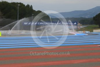 World © Octane Photographic Ltd. Pirelli wet tyre test, Paul Ricard, France. Monday 25th January 2016. Deluge system. Digital Ref: 1498CB7D5122