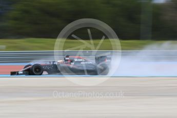 World © Octane Photographic Ltd. Pirelli wet tyre test, Paul Ricard, France. Monday 25th January 2016. McLaren Honda MP4/30 – Stoffel Vandoorne. Digital Ref: 1498CB7D5185