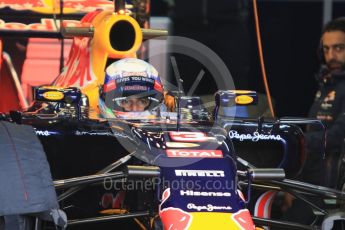 World © Octane Photographic Ltd. Pirelli wet tyre test, Paul Ricard, France. Monday 25th January 2016. Red Bull Racing RB11 – Daniel Ricciardo. Digital Ref: 1498CB7D5252