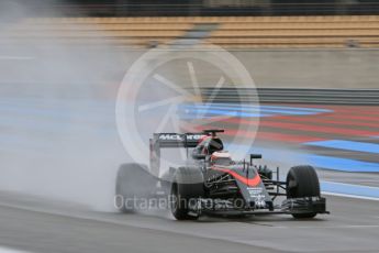 World © Octane Photographic Ltd. Pirelli wet tyre test, Paul Ricard, France. Monday 25th January 2016. McLaren Honda MP4/30 – Stoffel Vandoorne. Digital Ref: 1498CB7D5303