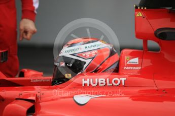World © Octane Photographic Ltd. Pirelli wet tyre test, Paul Ricard, France. Monday 25th January 2016. Ferrari SF15-T – Kimi Raikkonen. Digital Ref: 1498CB7D5344