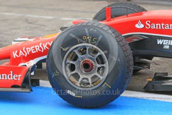 World © Octane Photographic Ltd. Pirelli wet tyre test, Paul Ricard, France. Monday 25th January 2016. Ferrari SF15-T – Kimi Raikkonen. Digital Ref: 1498CB7D5346