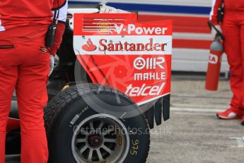 World © Octane Photographic Ltd. Pirelli wet tyre test, Paul Ricard, France. Monday 25th January 2016. Ferrari SF15-T – Kimi Raikkonen. Digital Ref: 1498CB7D5351