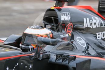 World © Octane Photographic Ltd. Pirelli wet tyre test, Paul Ricard, France. Monday 25th January 2016. McLaren Honda MP4/30 – Stoffel Vandoorne. Digital Ref: 1498CB7D5381