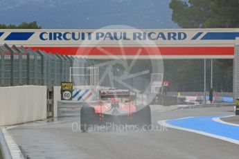 World © Octane Photographic Ltd. Pirelli wet tyre test, Paul Ricard, France. Monday 25th January 2016. Ferrari SF15-T – Kimi Raikkonen. Digital Ref: 1498CB7D5499