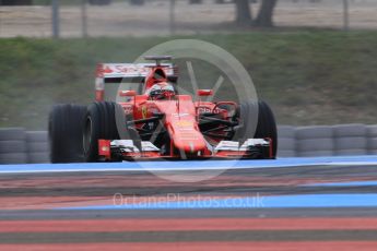 World © Octane Photographic Ltd. Pirelli wet tyre test, Paul Ricard, France. Monday 25th January 2016. Ferrari SF15-T – Kimi Raikkonen. Digital Ref: