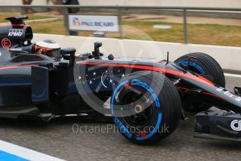 World © Octane Photographic Ltd. Pirelli wet tyre test, Paul Ricard, France. Monday 25th January 2016. McLaren Honda MP4/30 – Stoffel Vandoorne. Digital Ref: 1498LB1D5460