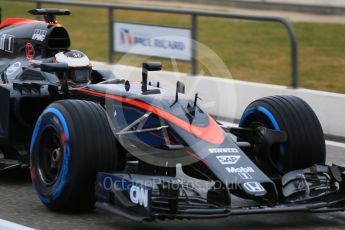 World © Octane Photographic Ltd. Pirelli wet tyre test, Paul Ricard, France. Monday 25th January 2016. McLaren Honda MP4/30 – Stoffel Vandoorne. Digital Ref: 1498LB1D5497