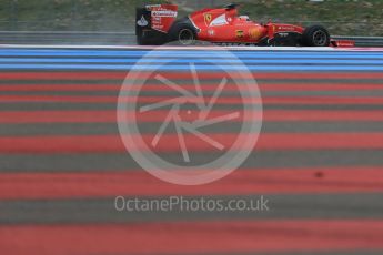 World © Octane Photographic Ltd. Pirelli wet tyre test, Paul Ricard, France. Monday 25th January 2016. Ferrari SF15-T – Kimi Raikkonen. Digital Ref: 1498LB1D5645
