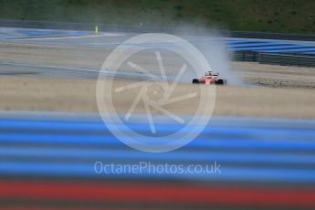 World © Octane Photographic Ltd. Pirelli wet tyre test, Paul Ricard, France. Monday 25th January 2016. Ferrari SF15-T – Kimi Raikkonen. Digital Ref: 1498LB1D5686