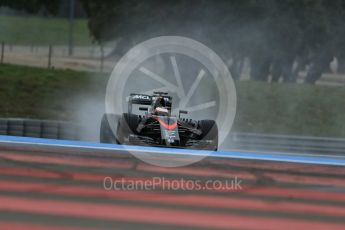 World © Octane Photographic Ltd. Pirelli wet tyre test, Paul Ricard, France. Monday 25th January 2016. McLaren Honda MP4/30 – Stoffel Vandoorne. Digital Ref: 1498LB1D5902