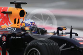 World © Octane Photographic Ltd. Pirelli wet tyre test, Paul Ricard, France. Monday 25th January 2016. Red Bull Racing RB11 – Daniel Ricciardo. Digital Ref: 1498LB1D5986
