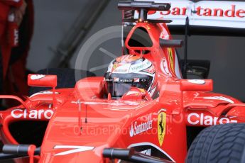 World © Octane Photographic Ltd. Pirelli wet tyre test, Paul Ricard, France. Monday 25th January 2016. Ferrari SF15-T – Kimi Raikkonen. Digital Ref: 1498LB5D5228