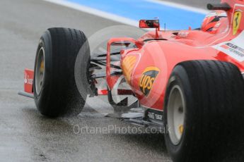 World © Octane Photographic Ltd. Pirelli wet tyre test, Paul Ricard, France. Monday 25th January 2016. Ferrari SF15-T – Kimi Raikkonen. Digital Ref: 1498LB5D5235