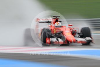 World © Octane Photographic Ltd. Pirelli wet tyre test, Paul Ricard, France. Tuesday 26th January 2016. Ferrari SF15-T – Sebastian Vettel. Digital Ref: 1499CB1D0013