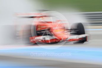 World © Octane Photographic Ltd. Pirelli wet tyre test, Paul Ricard, France. Tuesday 26th January 2016. Ferrari SF15-T – Sebastian Vettel. Digital Ref: 1499CB1D0031