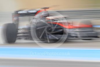 World © Octane Photographic Ltd. Pirelli wet tyre test, Paul Ricard, France. Tuesday 26th January 2016. McLaren Honda MP4/30 – Stoffel Vandoorne. Digital Ref: 1499CB1D0038