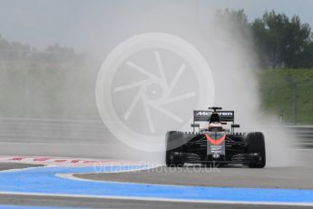 World © Octane Photographic Ltd. Pirelli wet tyre test, Paul Ricard, France. Tuesday 26th January 2016. McLaren Honda MP4/30 – Stoffel Vandoorne. Digital Ref: 1499CB1D0083