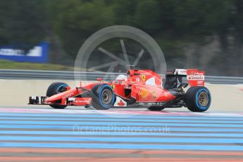 orld © Octane Photographic Ltd. Pirelli wet tyre test, Paul Ricard, France. Tuesday 26th January 2016. Ferrari SF15-T – Sebastian Vettel. Digital Ref: 1499CB1D9256