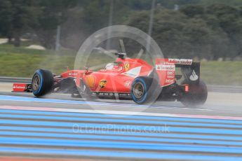 orld © Octane Photographic Ltd. Pirelli wet tyre test, Paul Ricard, France. Tuesday 26th January 2016. Ferrari SF15-T – Sebastian Vettel. Digital Ref: 1499CB1D9269