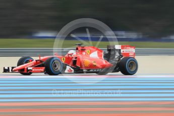 orld © Octane Photographic Ltd. Pirelli wet tyre test, Paul Ricard, France. Tuesday 26th January 2016. Ferrari SF15-T – Sebastian Vettel. Digital Ref: 1499CB1D9365