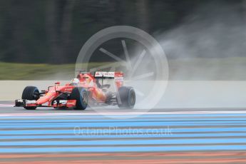 orld © Octane Photographic Ltd. Pirelli wet tyre test, Paul Ricard, France. Tuesday 26th January 2016. Ferrari SF15-T – Sebastian Vettel. Digital Ref: 1499CB1D9439