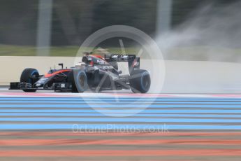World © Octane Photographic Ltd. Pirelli wet tyre test, Paul Ricard, France. Tuesday 26th January 2016. McLaren Honda MP4/30 – Stoffel Vandoorne. Digital Ref: 1499CB1D9448