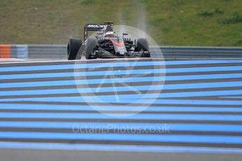 World © Octane Photographic Ltd. Pirelli wet tyre test, Paul Ricard, France. Tuesday 26th January 2016. McLaren Honda MP4/30 – Stoffel Vandoorne. Digital Ref: 1499CB1D9476