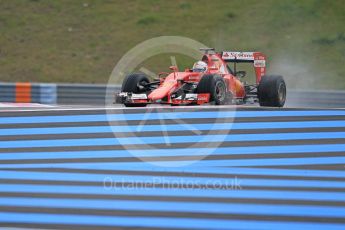 orld © Octane Photographic Ltd. Pirelli wet tyre test, Paul Ricard, France. Tuesday 26th January 2016. Ferrari SF15-T – Sebastian Vettel. Digital Ref: 1499CB1D9500