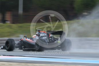 World © Octane Photographic Ltd. Pirelli wet tyre test, Paul Ricard, France. Tuesday 26th January 2016. McLaren Honda MP4/30 – Stoffel Vandoorne. Digital Ref: 1499CB1D9657