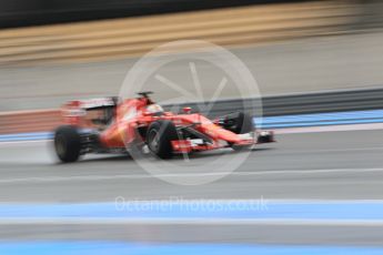 World © Octane Photographic Ltd. Pirelli wet tyre test, Paul Ricard, France Tuesday 26th January 2016. Ferrari SF15-T – Sebastian Vettel. Digital Ref. 1499CB1D9730