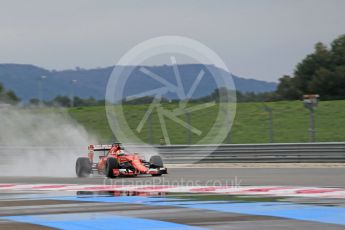 World © Octane Photographic Ltd. Pirelli wet tyre test, Paul Ricard, France Tuesday 26th January 2016. Ferrari SF15-T – Sebastian Vettel. Digital Ref. 1499CB1D9765