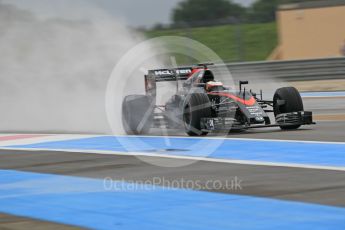 World © Octane Photographic Ltd. Pirelli wet tyre test, Paul Ricard, France Tuesday 26th January 2016. McLaren Honda MP4/30 – Stoffel Vandoorne. Digital Ref. 1499CB1D9778