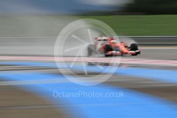 World © Octane Photographic Ltd. Pirelli wet tyre test, Paul Ricard, France Tuesday 26th January 2016. Ferrari SF15-T – Sebastian Vettel. Digital Ref. 1499CB1D9805