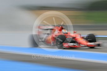 World © Octane Photographic Ltd. Pirelli wet tyre test, Paul Ricard, France Tuesday 26th January 2016. Ferrari SF15-T – Sebastian Vettel. Digital Ref. 1499CB1D9827