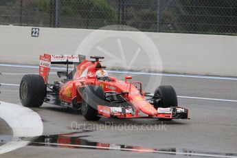 World © Octane Photographic Ltd. Pirelli wet tyre test, Paul Ricard, France Tuesday 26th January 2016. Ferrari SF15-T – Sebastian Vettel. Digital Ref. 1499CB1D9850