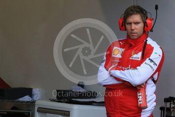 World © Octane Photographic Ltd. Pirelli wet tyre test, Paul Ricard, France. Tuesday 26th January 2016. Ferrari SF15-T - Antti Kontsas, Personal Trainer of Sebastian Vettel. Digital Ref: 1499LB1D5993