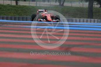 World © Octane Photographic Ltd. Pirelli wet tyre test, Paul Ricard, France. Tuesday 26th January 2016. Ferrari SF15-T – Sebastian Vettel. Digital Ref: 1499LB1D6149