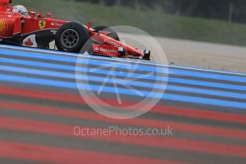 World © Octane Photographic Ltd. Pirelli wet tyre test, Paul Ricard, France. Tuesday 26th January 2016. Ferrari SF15-T – Sebastian Vettel. Digital Ref: 1499LB1D6157