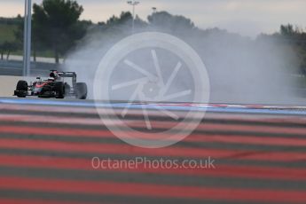 World © Octane Photographic Ltd. Pirelli wet tyre test, Paul Ricard, France. Tuesday 26th January 2016. McLaren Honda MP4/30 – Stoffel Vandoorne. Digital Ref: 1499LB1D6394
