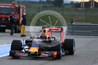 World © Octane Photographic Ltd. Pirelli wet tyre test, Paul Ricard, France. Tuesday 26th January 2016. Red Bull Racing RB11 – Daniil Kvyat. Digital Ref: 1499LB5D6008