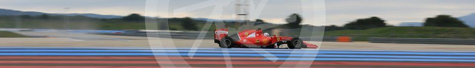 World © Octane Photographic Ltd. Pirelli wet tyre test, Paul Ricard, France. Tuesday 26th January 2016. Ferrari SF15-T – Sebastian Vettel. Digital Ref: 1499LB5D6105