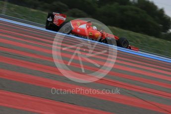 World © Octane Photographic Ltd. Pirelli wet tyre test, Paul Ricard, France. Tuesday 26th January 2016. Ferrari SF15-T – Sebastian Vettel. Digital Ref: 1499LB5D6189