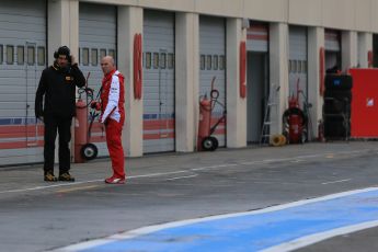 World © Octane Photographic Ltd. Pirelli wet tyre test, Paul Ricard, France. Tuesday 26th January 2016. Scuderia Ferrari - Jock Clear. Digital Ref: 1499lb1d6059