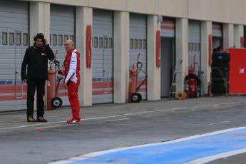 World © Octane Photographic Ltd. Pirelli wet tyre test, Paul Ricard, France. Tuesday 26th January 2016. Scuderia Ferrari - Jock Clear. Digital Ref: 1499lb1d6060