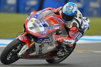 © Octane Photographic Ltd. 2012 World Superbike Championship – European GP – Donington Park. Friday 11th May 2012. WSBK Friday Qualifying practice. Carlos Checa - Ducati 1098R. Digital Ref : 0330cb1d3027