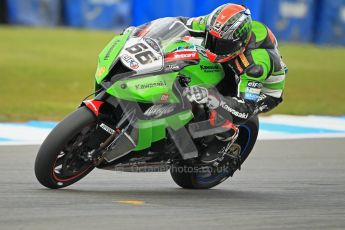 © Octane Photographic Ltd. 2012 World Superbike Championship – European GP – Donington Park. Friday 11th May 2012. WSBK Friday Qualifying practice. Tom Sykes - Kawasaki ZX-10R. Digital Ref : 0330cb1d3031