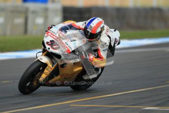 © Octane Photographic Ltd. 2012 World Superbike Championship – European GP – Donington Park. Friday 11th May 2012. WSBK Friday Qualifying practice. Sylvain Guintoli - Ducati 1098R. Digital Ref : 0330cb1d3114