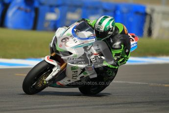 © Octane Photographic Ltd. 2012 World Superbike Championship – European GP – Donington Park. Friday 11th May 2012. WSBK Friday Qualifying practice. Peter Hickman - Suzuki GSX-R1000. Digital Ref : 0330cb1d3128